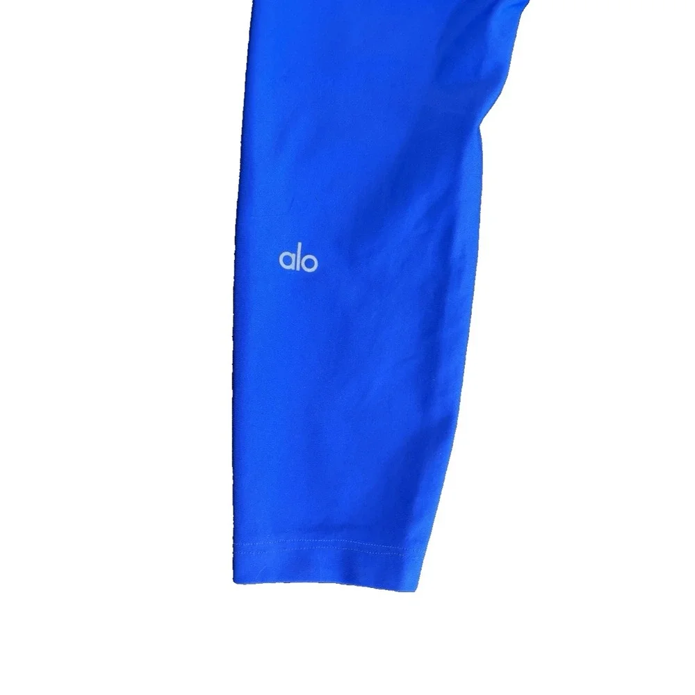 Alo Yoga High Waist Airbrush 7/8 Leggings Vibrant Blue Womens Size XS Active